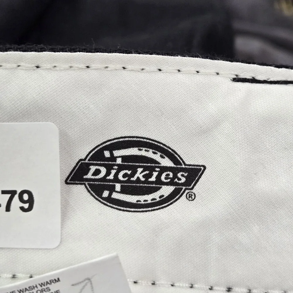 Dickies‎ Men Pants 28X32 Black Chino Regular Taper Zipper 29